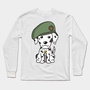 Green Beret Dalmatian Long Sleeve T-Shirt